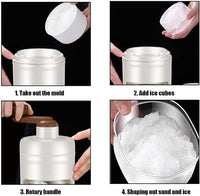 Manual Ice Shaver Crusher For Home And Kitchen Use