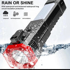 Versatile High Power Led Flashlight Focus Light Power Bank and Window Hammer
