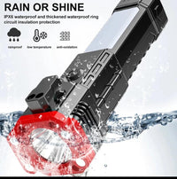 Versatile High Power Led Flashlight Focus Light Power Bank and Window Hammer