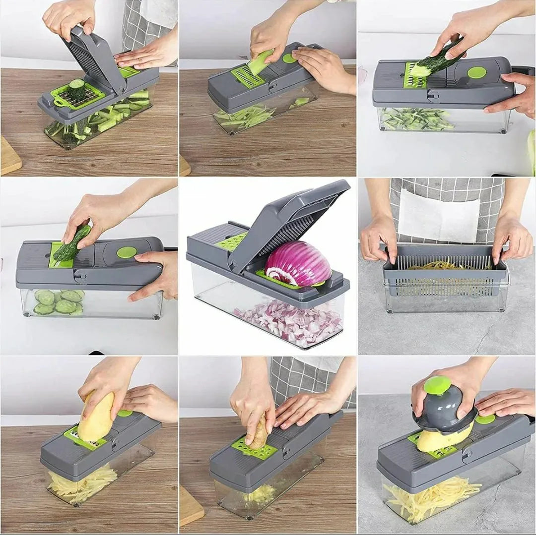 16-In-1 Multifunctional Vegetable Chopper